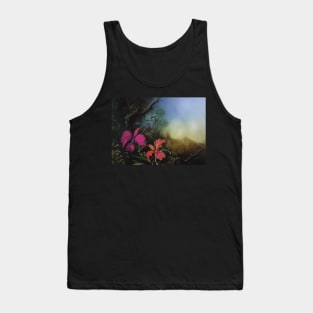 Two orchids and hummingbirds Tank Top